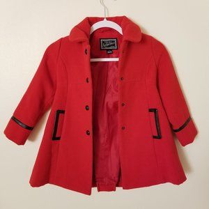Rothschild Girls A-line Military Long Winter Dress